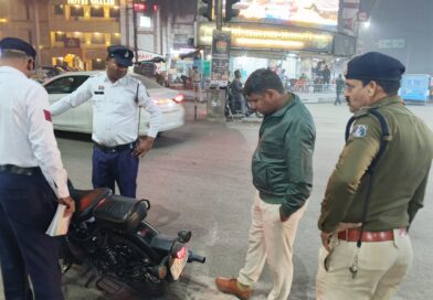 यातायात विभाग ने कान फोड़ू तेज वाहनों पर की ताबड़तोड़ कार्यवाही, मंनचले युवको की नहीं हैं खैर, होंगी सख़्त कार्यवाही